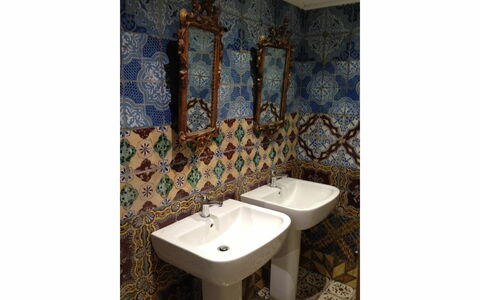 Villa Quattro Mori: Property, Room, Bathroom, Bathroom Sink, Tile, Wall, Bidet, Interior Design, Plumbing Fixture, Ceramic