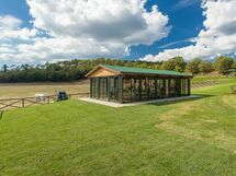 Gym immersed in the green fields