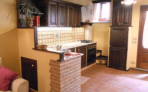 Casa Stefy: Room, Property, Furniture, Building, House, Interior Design, Kitchen, Cabinetry, Floor, Real Estate