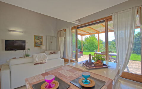 Capannino: Room, Property, Furniture, Interior Design, Living Room, House, Building, Table, Real Estate, Coffee Table