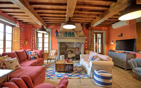 Villa Nova: Furniture, Couch, Window, Picture Frame, Wood, Table, Interior Design, Living Room, Studio Couch, Floor