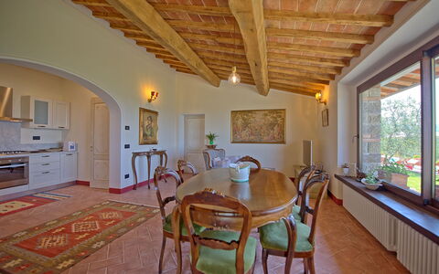 Villa Noceta: Room, Property, Building, Furniture, Dining Room, Real Estate, House, Ceiling, Interior Design, Floor