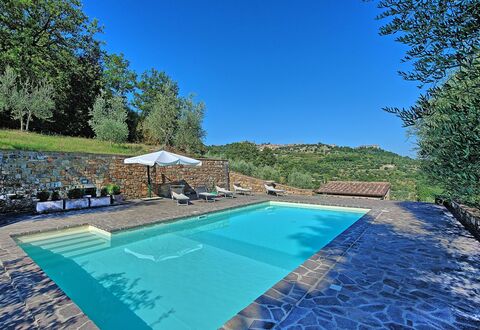 Villa Montalcino: Swimming Pool, Property, Real Estate, Estate, House, Leisure, Building, Villa, Grass, Tree