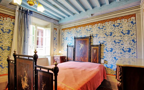 Il Gualdo: Room, Furniture, Property, Bedroom, Bed, Interior Design, Building, Ceiling, Bed Frame, Bed Sheet