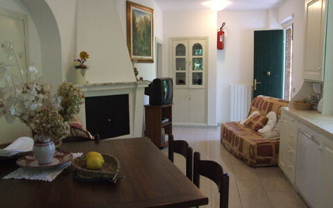 Villa La Quercia: Property, Room, Furniture, Building, Interior Design, Living Room, House, Floor, Real Estate, Table