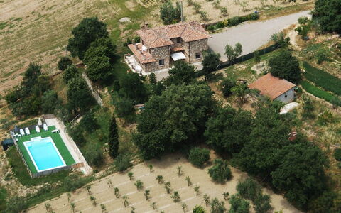 Casale Biancospino: Bird'S-Eye View, Aerial Photography, Property, Urban Design, Mansion, Estate, Landscape, Building, Residential Area, House